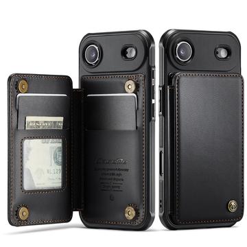 Custodia per iPhone Air Caseme C22 Portafoglio RFID - Nera