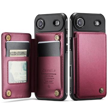 Custodia per iPhone Air Caseme C22 Portafoglio RFID - Rosso
