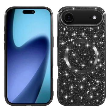 Custodia per iPhone Air placcata con glitter - Compatibile con MagSafe