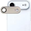 Protezione completa per obiettivo della fotocamera iPhone Air Imak in metallo e vetro temperato - Oro chiaro