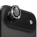 Set di protezioni per la fotocamera con strass per iPhone Air Northjo - Nero