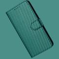 iPhone Air Custodia Premium a portafoglio con cinturino - Struttura in fibra di carbonio - Carbonio verde