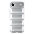 Custodia in TPU antiurto per giubbotto imbottito per iPhone Air - Argento