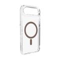 Custodia ibrida iPhone Air Puro Lite Mag - Marrone / Trasparente