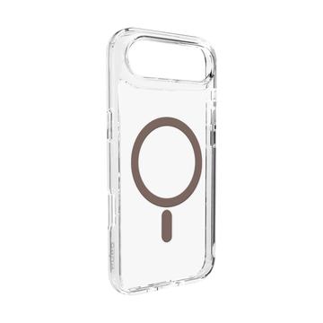 Custodia ibrida iPhone Air Puro Lite Mag - Marrone / Trasparente