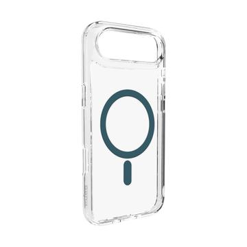 Custodia ibrida iPhone Air Puro Lite Mag - Turchese / Trasparente