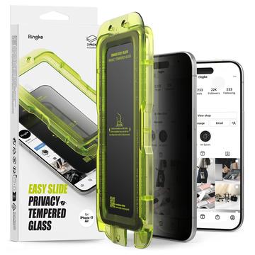 Privacy Protezione dello schermo in vetro temperato iPhone Air Ringke Easy Slide - 2 pz.