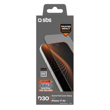 Protezione dello schermo in vetro temperato con cornice iPhone Air SBS D3O Active Full Cover