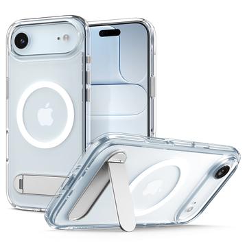 Custodia MagSafe con supporto iPhone Air Spigen Ultra Hybrid S Mag - Bianca / trasparente