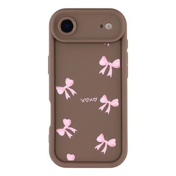 Custodia elegante in TPU antiurto per iPhone Air con bordi rialzati - Marrone / Arco