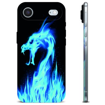 iPhone Air Custodia TPU - Drago di Fuoco Blu