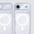 Custodia ibrida bicolore per iPhone Air - Compatibile con MagSafe - Bianca