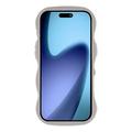 Custodia ibrida magnetica con bordo ondulato per iPhone Air - Grigia