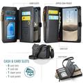 Custodia a portafoglio con blocco RFID CaseMe C36 per iPhone Duo