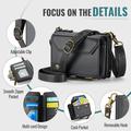 Custodia a portafoglio con blocco RFID CaseMe C36 per iPhone Duo