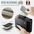 Custodia a portafoglio con blocco RFID CaseMe C36 per iPhone Duo