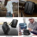 Custodia a portafoglio con blocco RFID CaseMe C36 per iPhone Duo