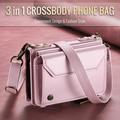 Custodia a portafoglio con blocco RFID CaseMe C36 per iPhone Duo - Rosa