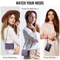 Custodia a portafoglio con blocco RFID CaseMe C36 per iPhone Duo - Viola