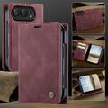 Custodia a Portafoglio Caseme 013 Serie per iPhone Duo - Rossa