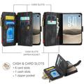 Custodia a Portafoglio Multifunzionale Caseme C30 per iPhone Duo - Nera