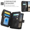 Custodia a Portafoglio Multifunzionale Caseme C30 per iPhone Duo - Nera
