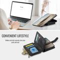 Custodia a Portafoglio Multifunzionale Caseme C30 per iPhone Duo - Nera