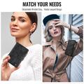 Custodia a Portafoglio Multifunzionale Caseme C30 per iPhone Duo - Nera