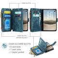 Custodia a Portafoglio Multifunzionale Caseme C30 per iPhone Duo - Blu