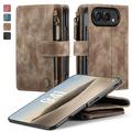 Custodia a Portafoglio Multifunzionale Caseme C30 per iPhone Duo - Marrone
