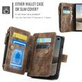 Custodia a Portafoglio Multifunzionale Caseme C30 per iPhone Duo - Marrone