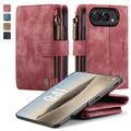 Custodia a Portafoglio Multifunzionale Caseme C30 per iPhone Duo - Rossa
