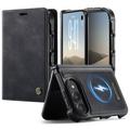 Custodia a portafoglio staccabile 2 in 1 iPhone Duo Caseme C49 - Compatibile con MagSafe, RFID - Nera