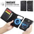 Custodia a portafoglio staccabile 2 in 1 iPhone Duo Caseme C49 - Compatibile con MagSafe, RFID - Nera