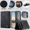 Custodia a portafoglio staccabile 2 in 1 iPhone Duo Caseme C49 - Compatibile con MagSafe, RFID - Nera