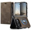 Custodia a portafoglio staccabile 2 in 1 iPhone Duo Caseme C49 - Compatibile con MagSafe, RFID - Caffè