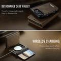 Custodia a portafoglio staccabile 2 in 1 iPhone Duo Caseme C49 - Compatibile con MagSafe, RFID - Caffè