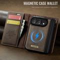 Custodia a portafoglio staccabile 2 in 1 iPhone Duo Caseme C49 - Compatibile con MagSafe, RFID - Caffè