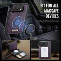 Custodia a portafoglio staccabile 2 in 1 iPhone Duo Caseme C49 - Compatibile con MagSafe, RFID - Viola
