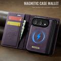 Custodia a portafoglio staccabile 2 in 1 iPhone Duo Caseme C49 - Compatibile con MagSafe, RFID - Viola