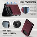 Custodia a portafoglio staccabile 2 in 1 iPhone Duo Caseme C49 - Compatibile con MagSafe, RFID - Rossa