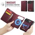 Custodia a portafoglio staccabile 2 in 1 iPhone Duo Caseme C49 - Compatibile con MagSafe, RFID - Rossa