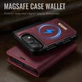 Custodia a portafoglio staccabile 2 in 1 iPhone Duo Caseme C49 - Compatibile con MagSafe, RFID - Rossa