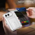 Custodia trasparente con porta carte per iPhone Duo