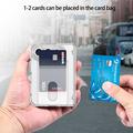 Custodia trasparente con porta carte per iPhone Duo
