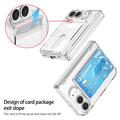 Custodia trasparente con porta carte per iPhone Duo