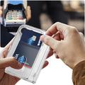 Custodia trasparente con porta carte per iPhone Duo