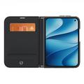 Custodia a libro iPhone Duo Dux Ducis Fort Serie - Nera