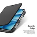 Custodia a libro iPhone Duo Dux Ducis Fort Serie - Nera