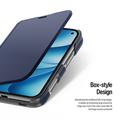 Custodia a libro iPhone Duo Dux Ducis Fort Serie - Blu